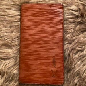 LV long fold wallet